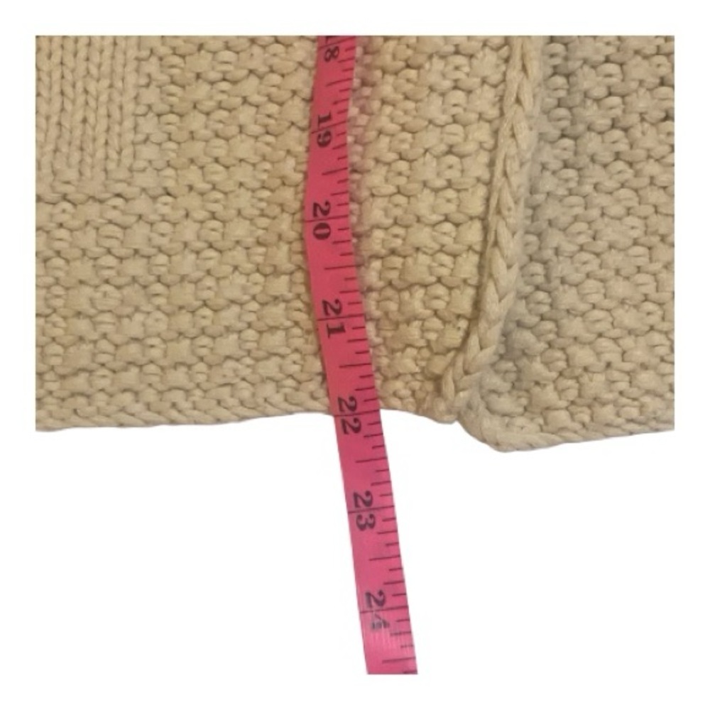 525 America Cream Chunky Knit Button Cardigan - Picture 11 of 13